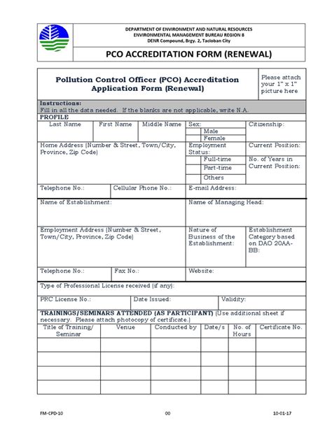 pco accreditation application form|Accreditation Application Form .